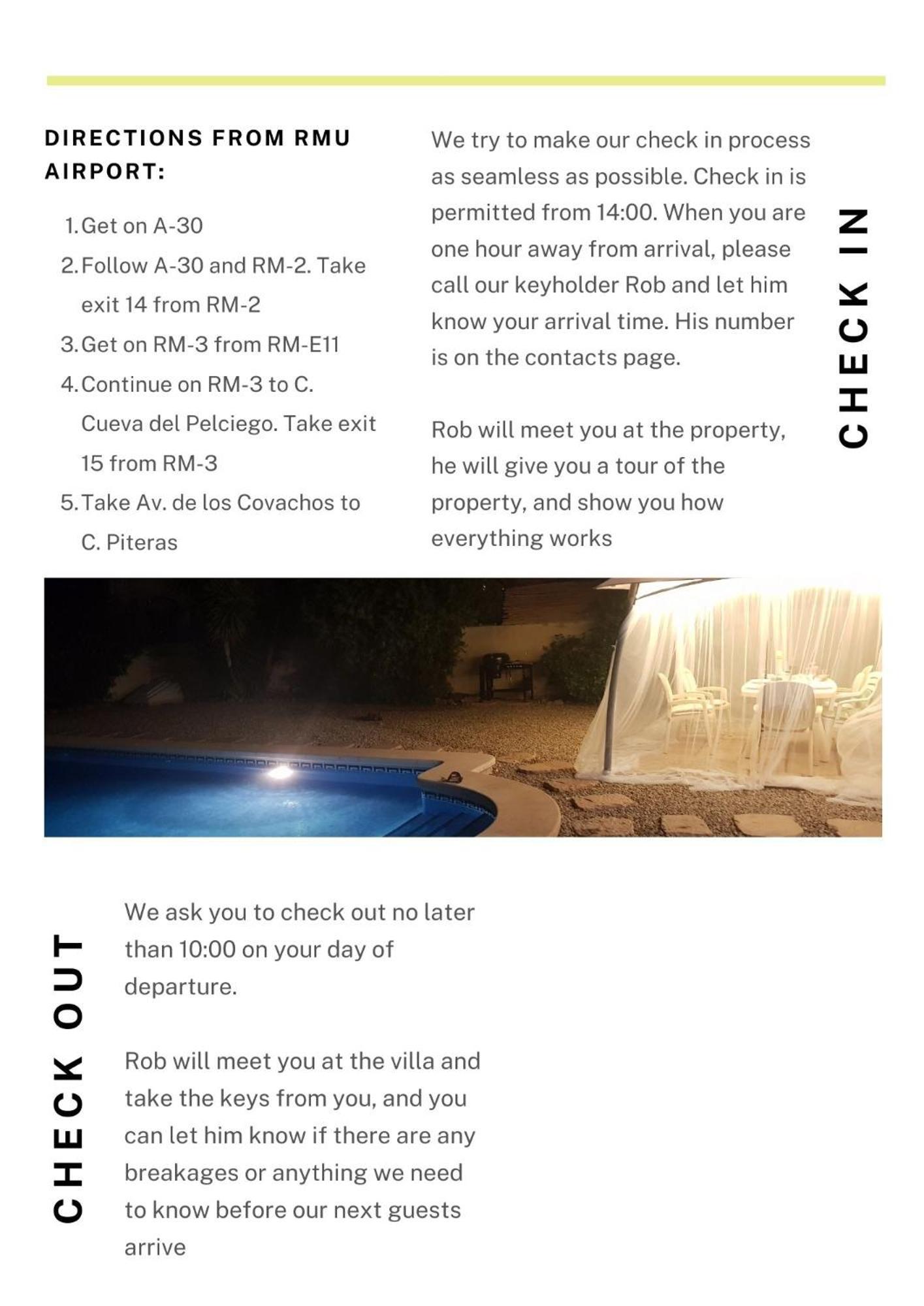 Quiet Relaxing 3 Bed 3 Bath Villa For 8 Camposol Sect D Mazarrón Eksteriør billede